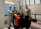 Perkuat Pengamanan dan Keselamatan Lalu Lintas, Jasa Raharja Cabang Solok Serahkan Traffic Cone ke Polres Dharmasraya